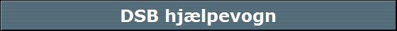DSB hj�lpevogn